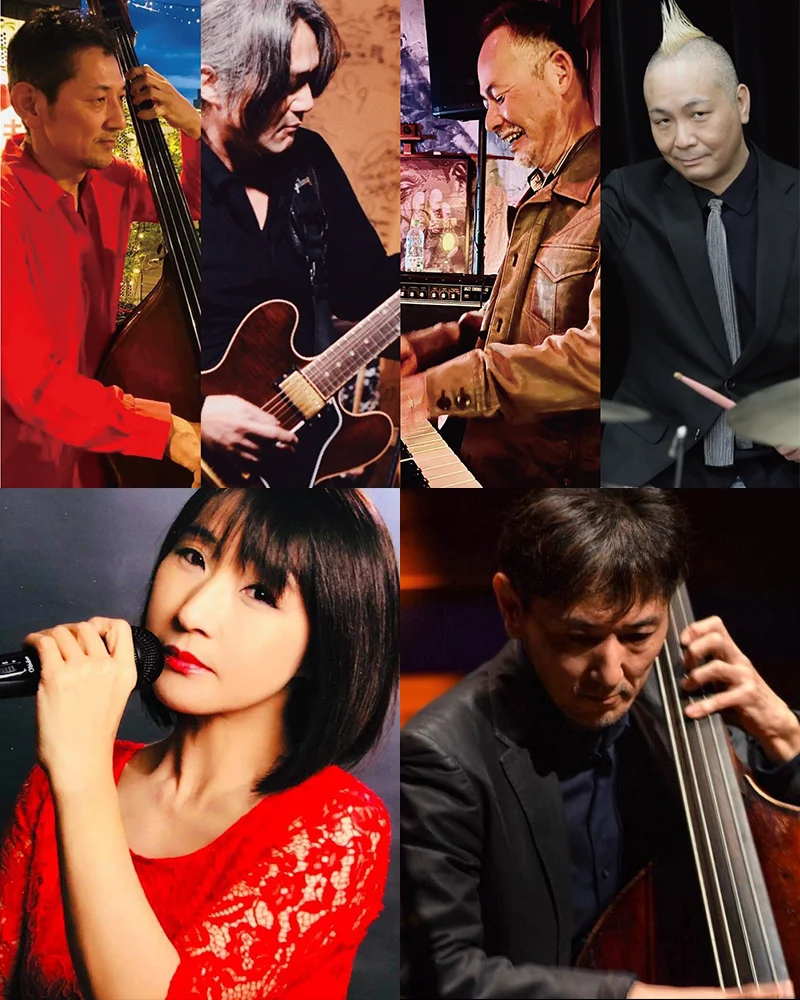 ［improvibes4］ 村尾政宏（Guitar＆Vo） 藤井信之（keyboard） 西川まさひさ（Bass） はせお（Drums） ［浪漫カルテット］ 赤澤浩子（Vocal） 西川まさひさ（Bass）