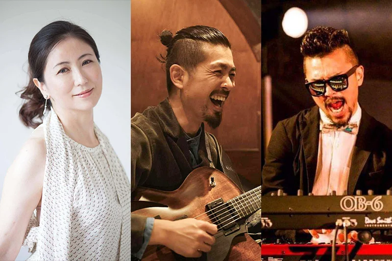 Jóia （Vo） 石井信義 （Gt） 坂野雄亮 （Key）