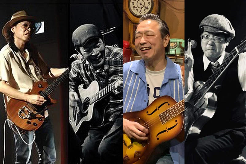 クチイシ&タキアキング、田中タツジ、藤縄てつや（なにわのてつ）