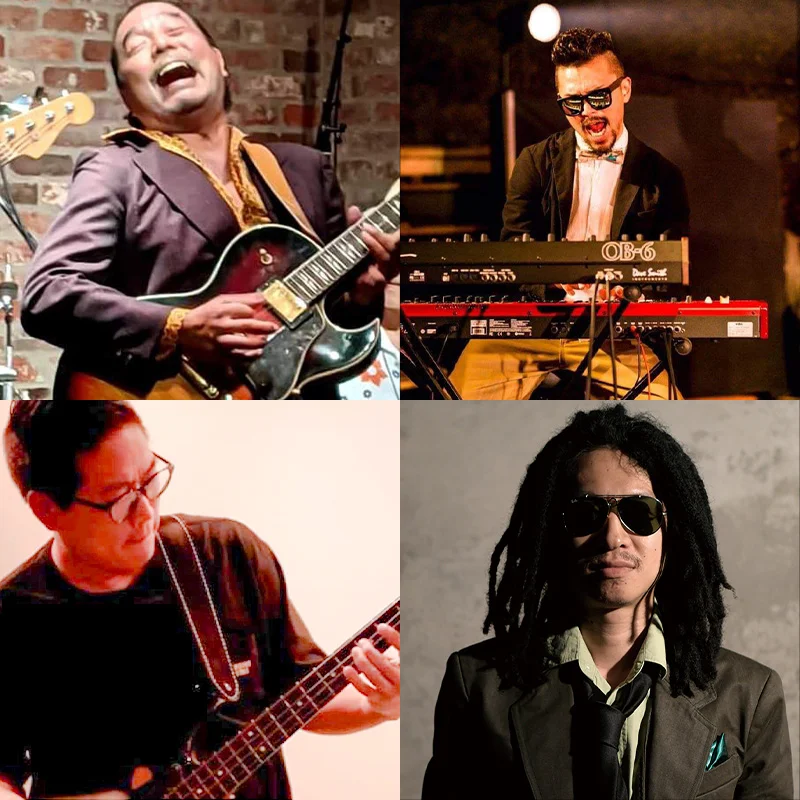 クスミヒデオ（vo/gu） 坂野雄亮（key） 脇本総一郎（ba） moco（dr）