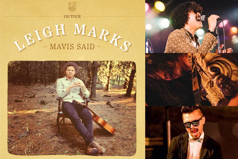 Leigh Marks（vo/gt） ［ジ・インスタントトリオ］ ナイルパーチ冨樫（vo） 弓倉尚真（gt） 坂野雄亮（key）