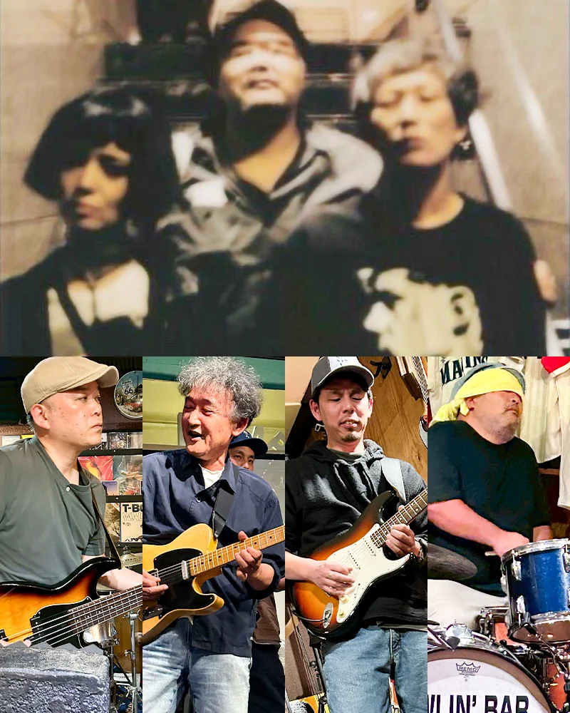 ［リンダ&マーヤ］リンダ（vo/perc） マーヤ（vo/gt） ［Blues Kicks］平山洋介（v/g）池田真一（g）小川勝史（b）高野太一（dr）