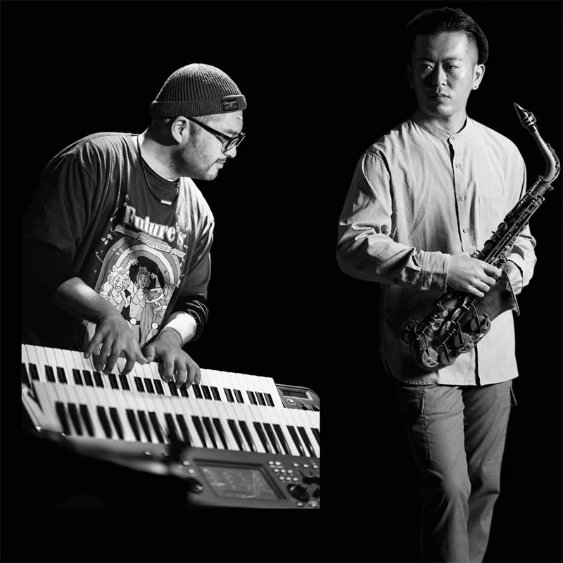 宮里陽太（sax） Gakushi（key）