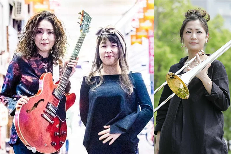 静沢真紀（Gt/Vo） 和田八美（Pf/Vo） ［Guest］佐竹寛美（Tb）