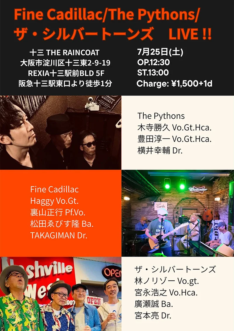 The Pythons  ザ・シルバートーンズ Fine Cadillac