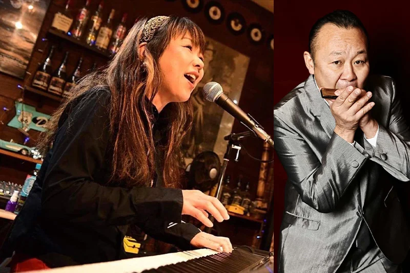 和田八美（pf/vo） ［Guest］ KOTEZ（harmonica/vo）